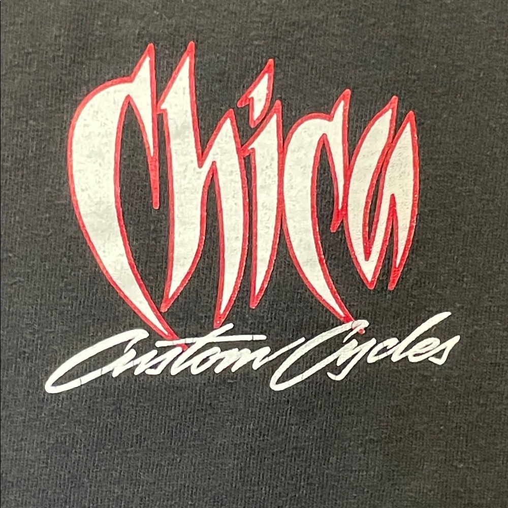 Chica Men's Vintage Black T-Shirt/ Biker Build Off/ Sturgis Bike Rally 2006.